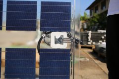 雙麵光伏（fú）板發電比單麵高多少電？